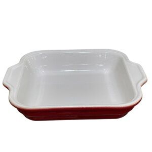 Emile Henry France Modern Classics Ceramic Rectangular Baking Dish Red 9.2"x6.7"